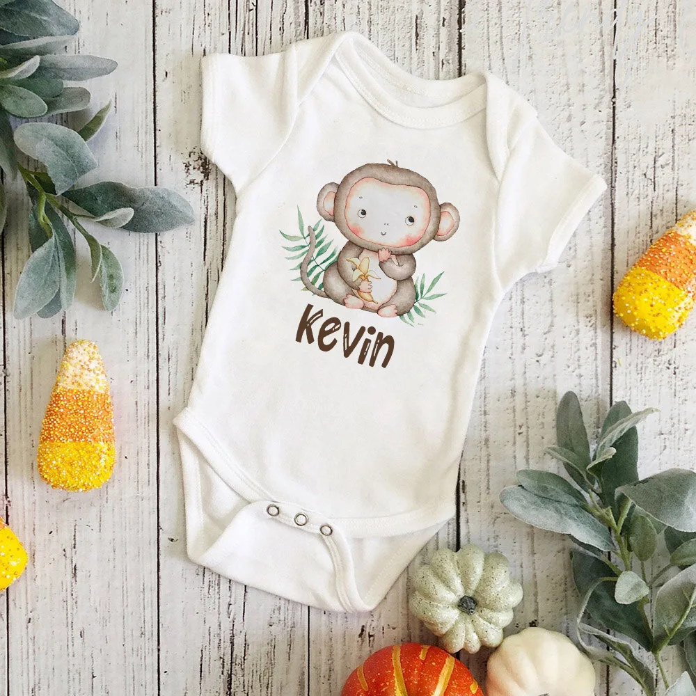 Mono de bebé personalizado con nombre bordado - imagen 2