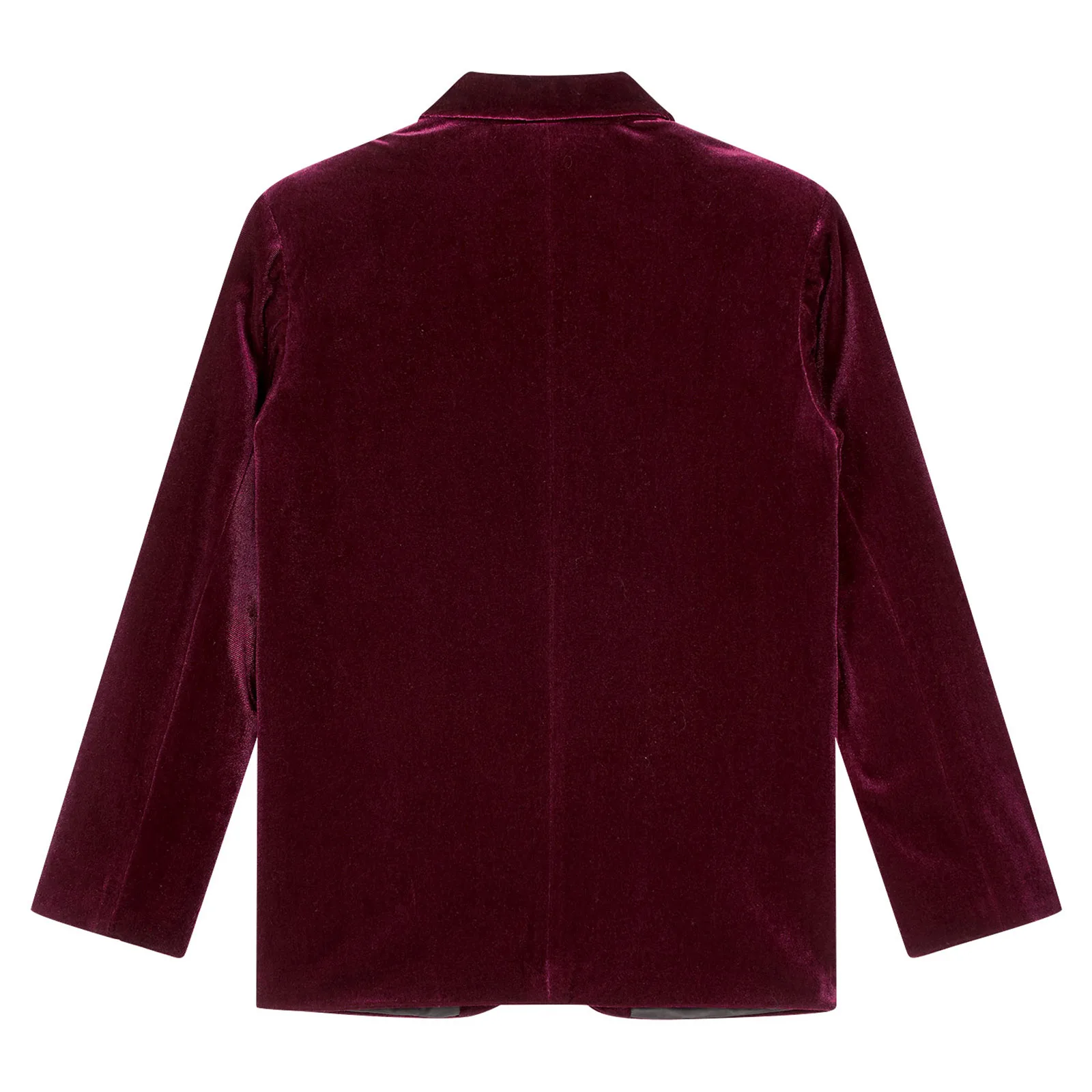 Chaqueta de terciopelo de caballero para niños, Blazer de traje para niños, abrigo Formal informal, 2 botones exteriores de prendas de vestir, boda, fiesta de cumpleaños, graduación - imagen 5