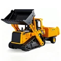 Dump truck yellow