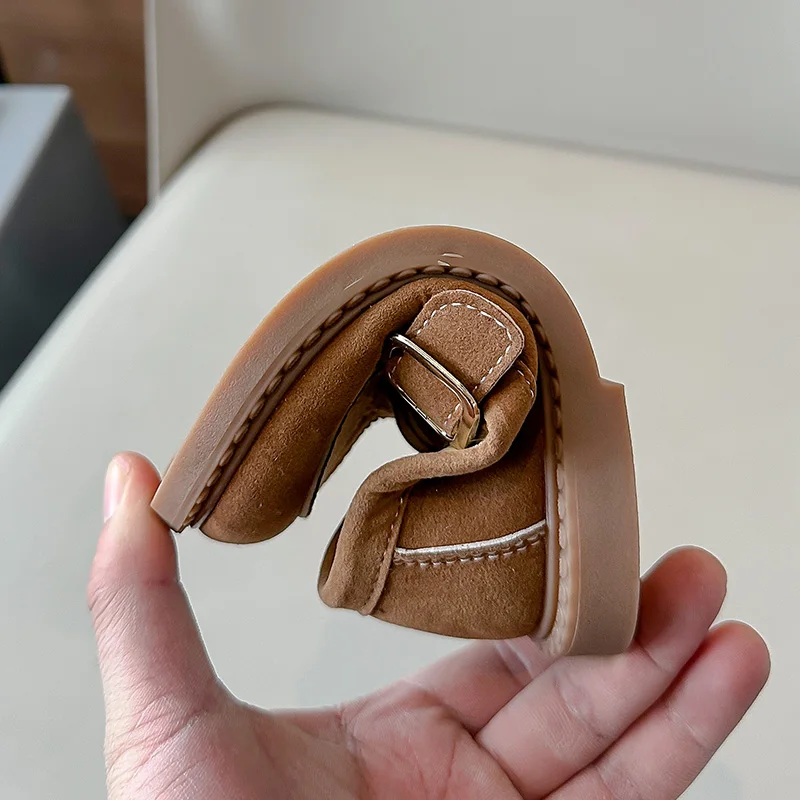Zapatos informales para bebés y niños, zapatos para niños de primavera y otoño, suela suave antideslizante para exteriores, zapatos de cuero para niños, talla 23-35 - imagen 5