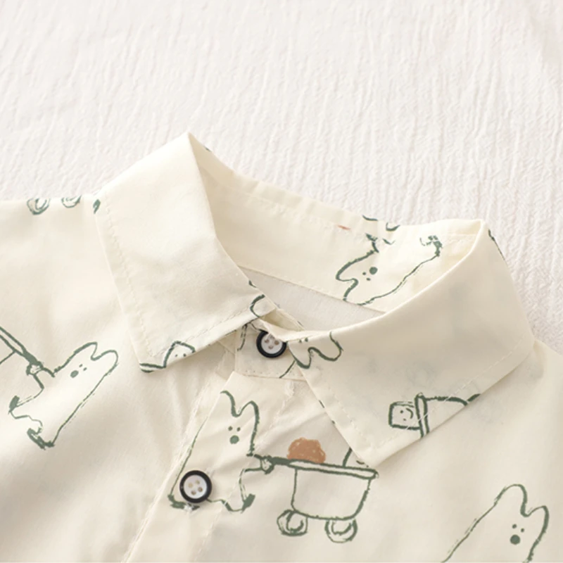 Conjunto verano algodón orgánico para bebé con camiseta y shorts - imagen 4