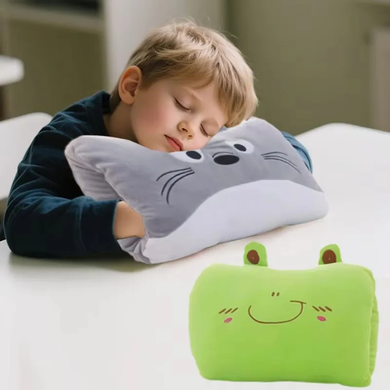 Almohada de viaje infantil térmica con guantes de felpa cómoda - imagen 5