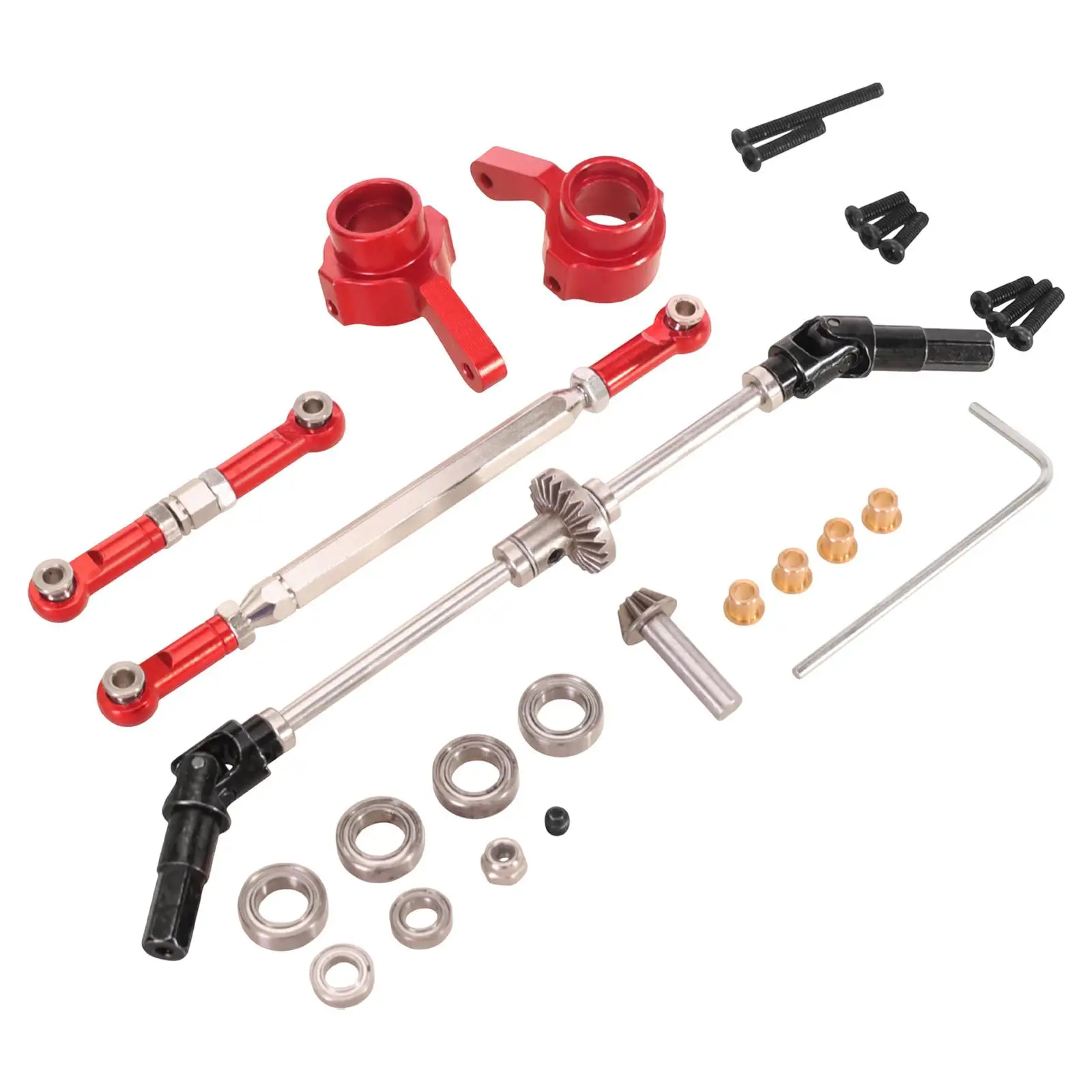 Metal Gear Front Axle Assembly High Performance Wear Resistant Easy Installation Remote Control Car Parts for MN98V2 MN99sv2
