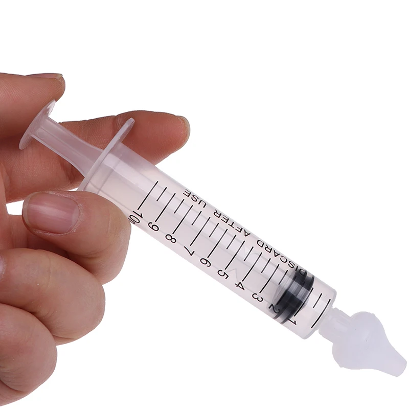 Limpiador de nariz para bebé, tubo de aguja de silicona PP, aspirador Nasal infantil, succión, rinitis de bebé, lavado Nasal para niños, 10ML - imagen 4