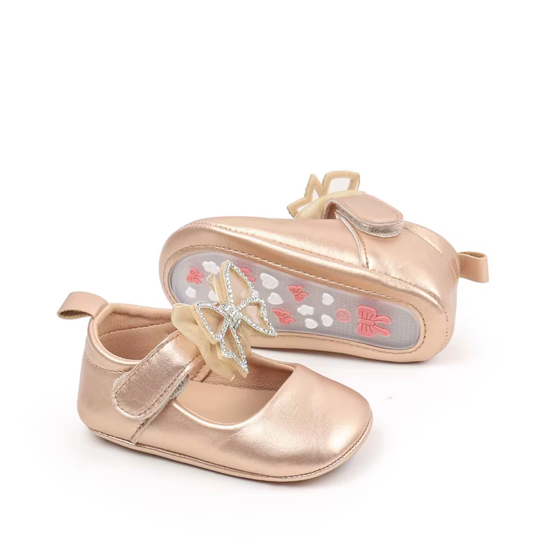 Zapatos de bebé antideslizantes de princesa para niña - imagen 4