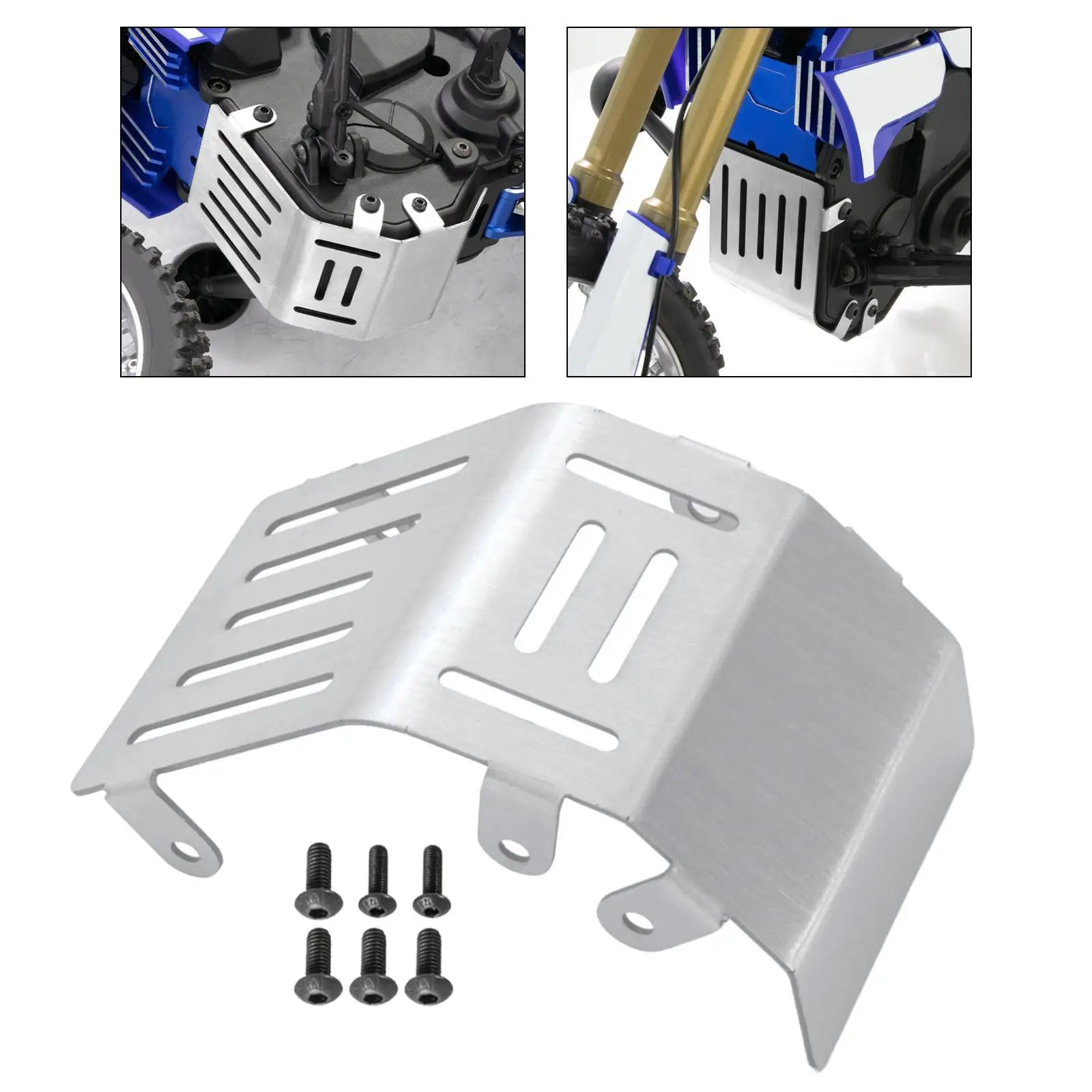 RC Motorcycle Front Guard Plate for RC Motorcycles RC Cars for Losi 1/4 Promoto-mx Motorcycle RC Crawler 1/4 Front Chassis Armor