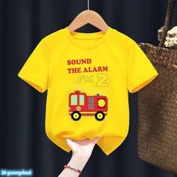 Camiseta de bomberos para niño – Tallas 2-9 años
