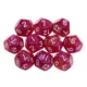 D12 Purple Red
