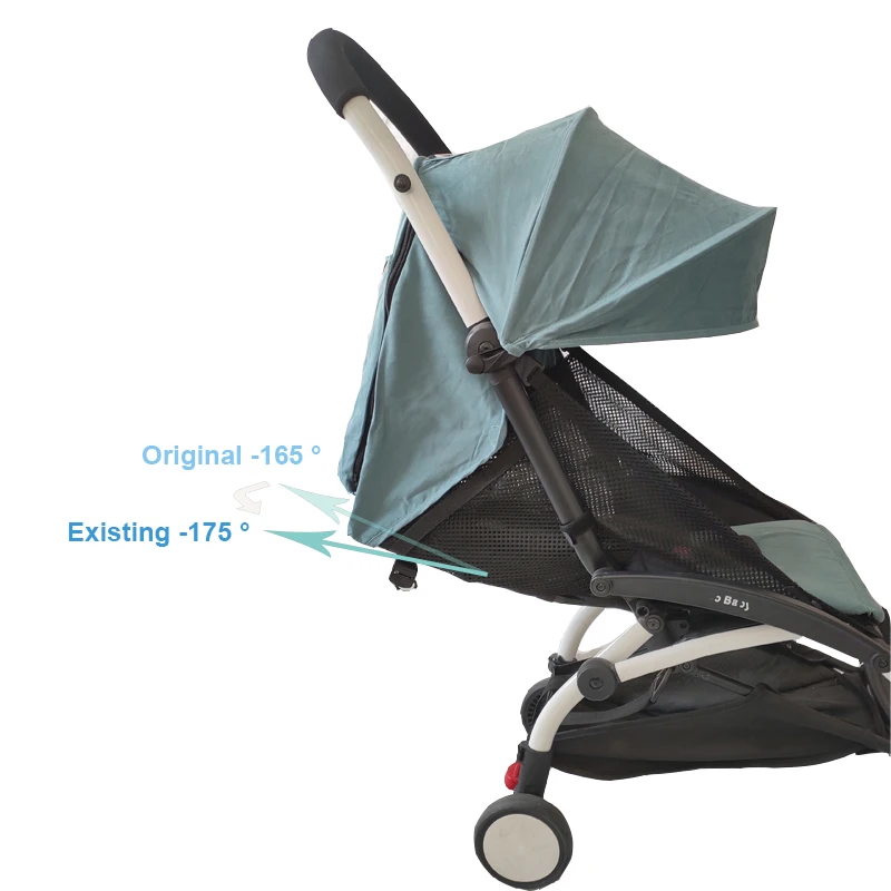 MomTan ®   Juego de repuesto para cochecito de bebé de tela impermeable de poliéster suave Aqua Summer 1:1 175 °   Compatible con YOYO y YOYO2 - imagen 2