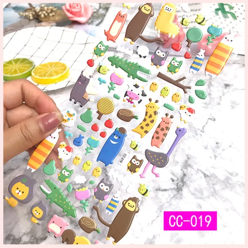 Pegatinas de recompensa 3D con dibujos animados para escuela infantil - imagen 4