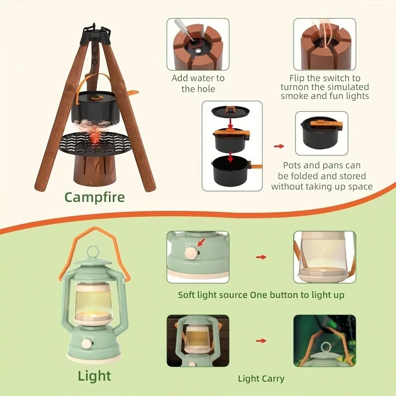 Kit explorador al aire libre – Juego de camping para niños - imagen 2