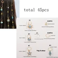 45pcs beads