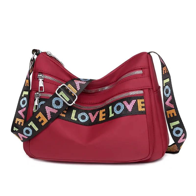Bolso cambiador Oxford impermeable con bolsillos organizadores