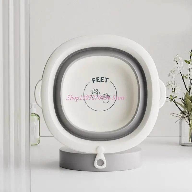 Lavabo plegable para bebé R6FD, lavabo portátil fácil almacenamiento para niños pequeños recién nacidos - imagen 2