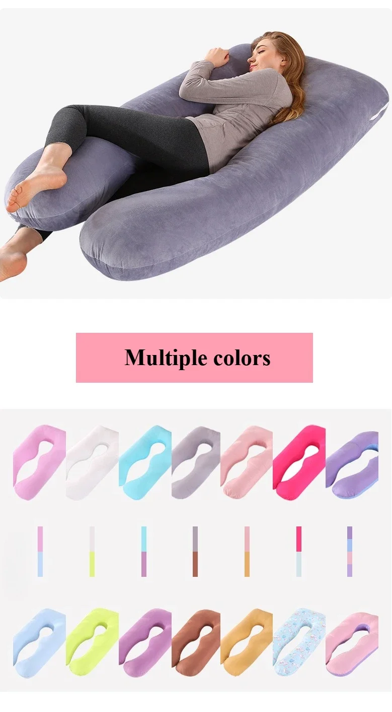 Almohada de embarazo doblada