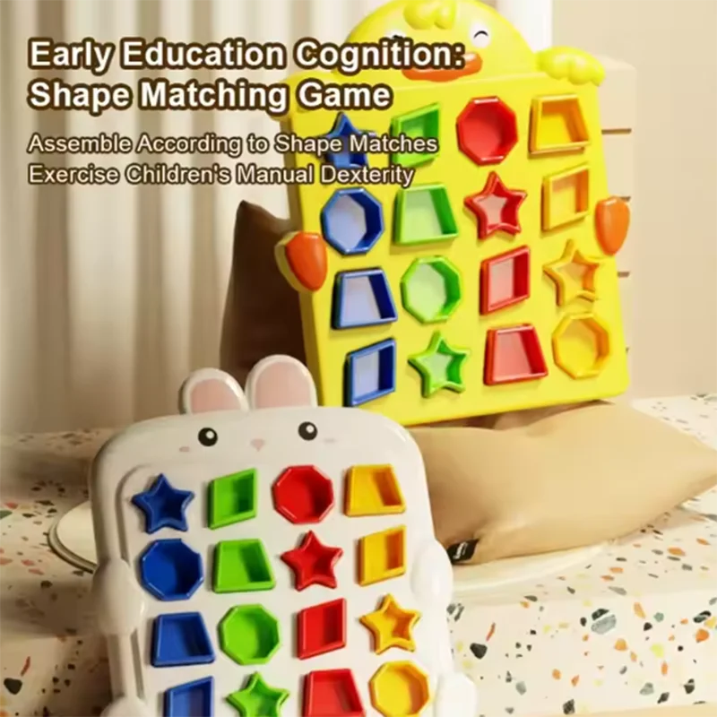 Rompecabezas Montessori de geometría – Coordinación mano-ojo - imagen 5