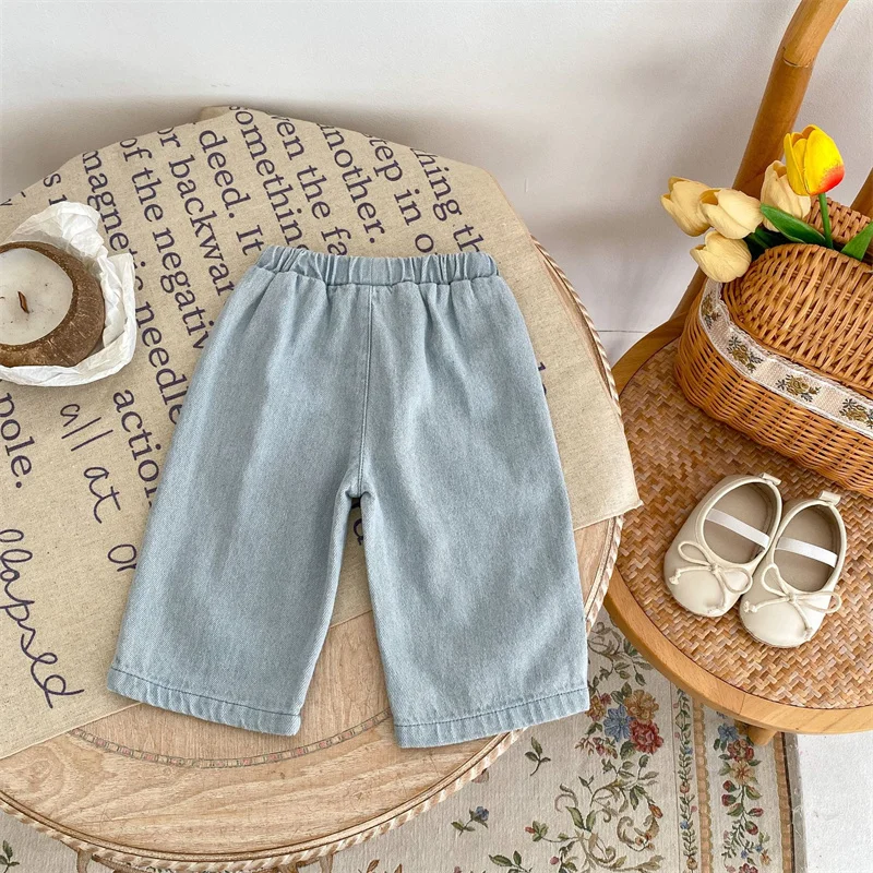Vaqueros para bebé y niña - Pantalones casuales de primavera - imagen 4