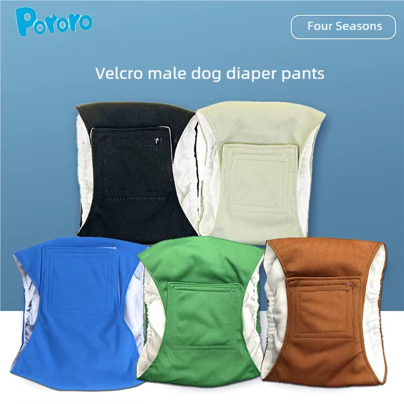 Pañales para perros machos Magic Tape – Parche único fibra superfina