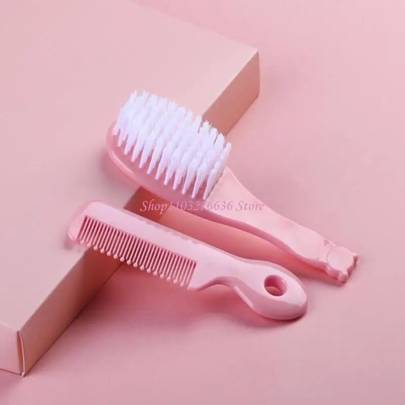 R6FD Cepillo para niños pequeños Nylon Brochle Cepille Cuna Cabalias Cepillo para cabello - imagen 5