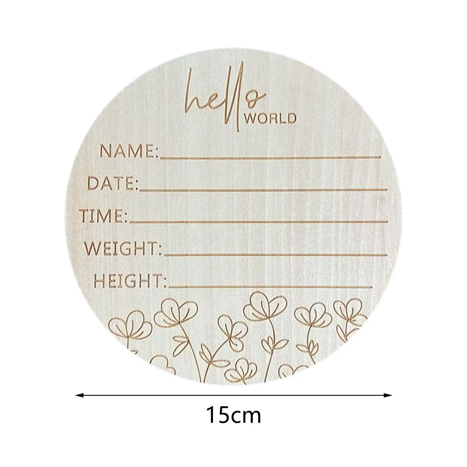 Newborn Announcement Sign Birthday Sign Nursery Baby Welcome Sign for Baby