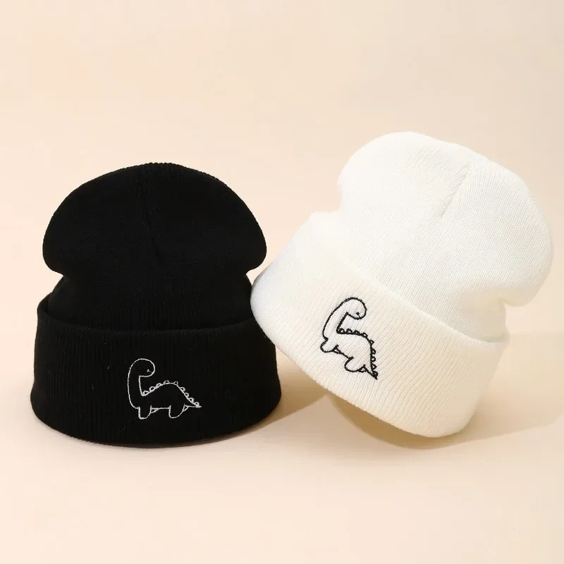 Gorro de punto con dinosaurio para bebé – Suave y cálido - imagen 2