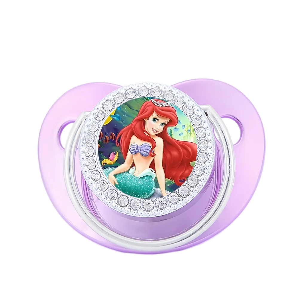 Chupetes y clips para chupete de bebé ostentosos, dummies para pezones de bebé BPA, regalos únicos ostentosos para baby showers, regalo de 0 a 18M - imagen 5