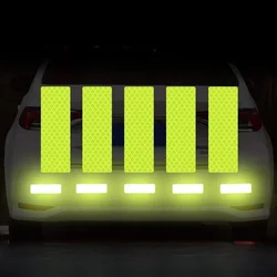 Pegatinas reflectantes de seguridad para parachoques del coche