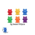 60 pcs 3g bears