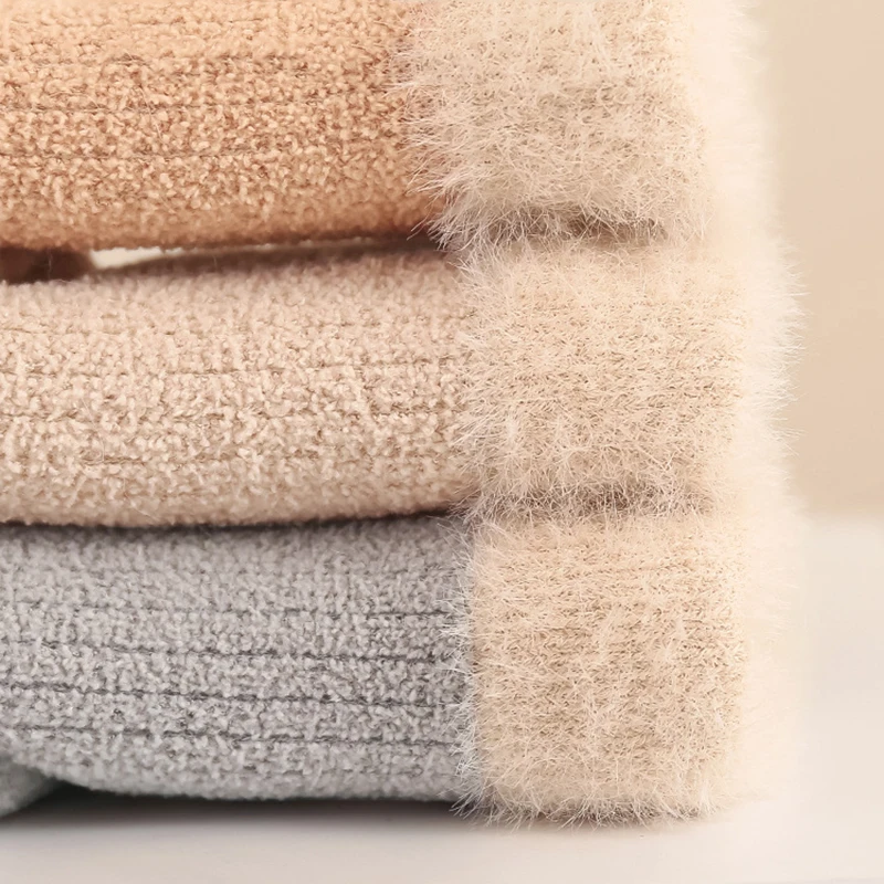 Calcetines de suelo para bebés recién nacidos, calcetines antideslizantes gruesos y cálidos con orejas pequeñas, calcetines medios sin hueso para niñas y niños de 0 a 5 años - imagen 4