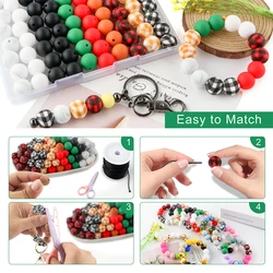 Cuentas redondas de leopardo para joyería – Manualidades infantiles