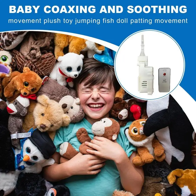 Patrón de bebé para dormir, mano de palma calmante, chupetes para bebé, movimiento, juguete para dormir, movimiento de pescado saltador para muñecas, hogar y coche - imagen 4