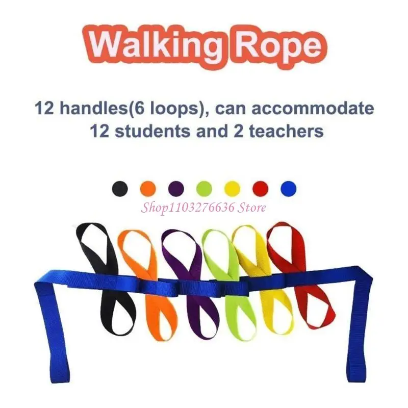 R6FD Preescolar Cording Security Security Child Walking Nylon Línea Herramienta seguridad pública - imagen 4