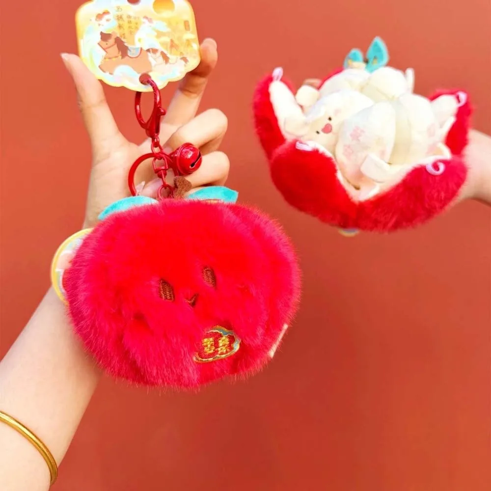 Llavero frutas pelables para niños – Durian, mandarina y mangostán - imagen 2