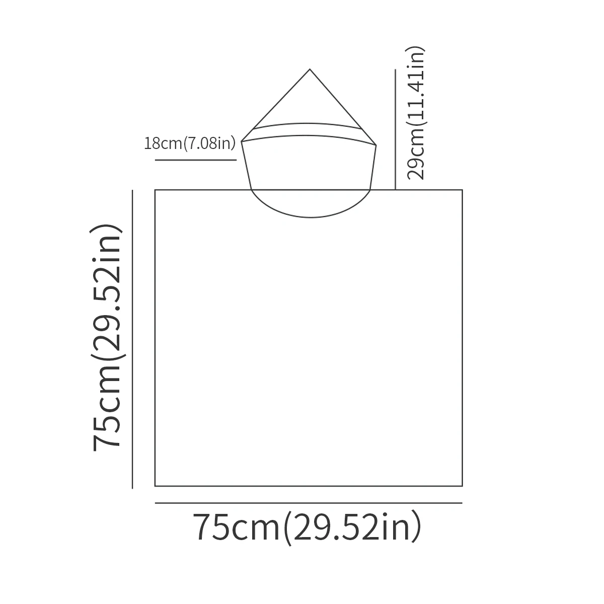 Albornoz con capucha de microfibra para niños, capa con capucha para chico, albornoz para playa, baño, toalla para piscina, 1 ud. - imagen 2