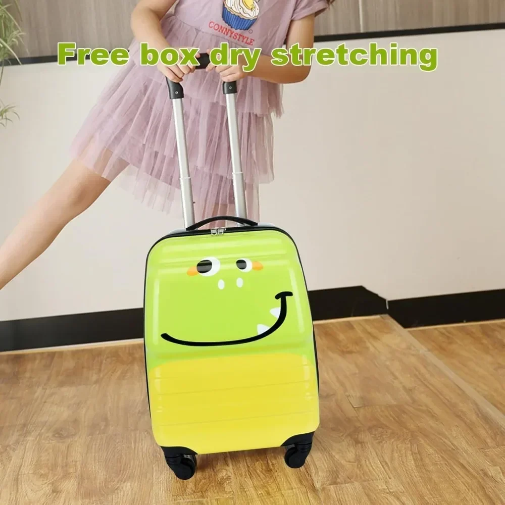 Equipaje para niños y niñas, maleta rígida de 18 "para niños con ruedas giratorias, maleta de mano, equipaje rodante de viaje para niños pequeños - imagen 4