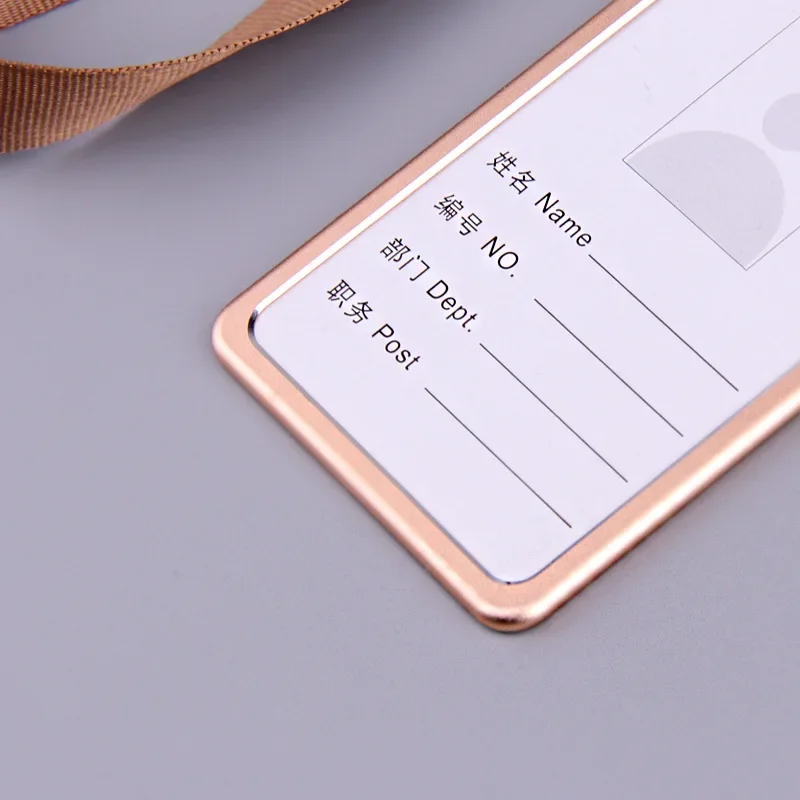 Tarjeteros de trabajo con cordón, tarjeteros para tarjetas bancarias, tarjeteros con nombre, portadores de identificación de autobús, insignia de identidad con correa para el cuello - imagen 5