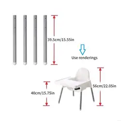 Elevadores de altura para silla de bebé IKEA Antilop, ajustables