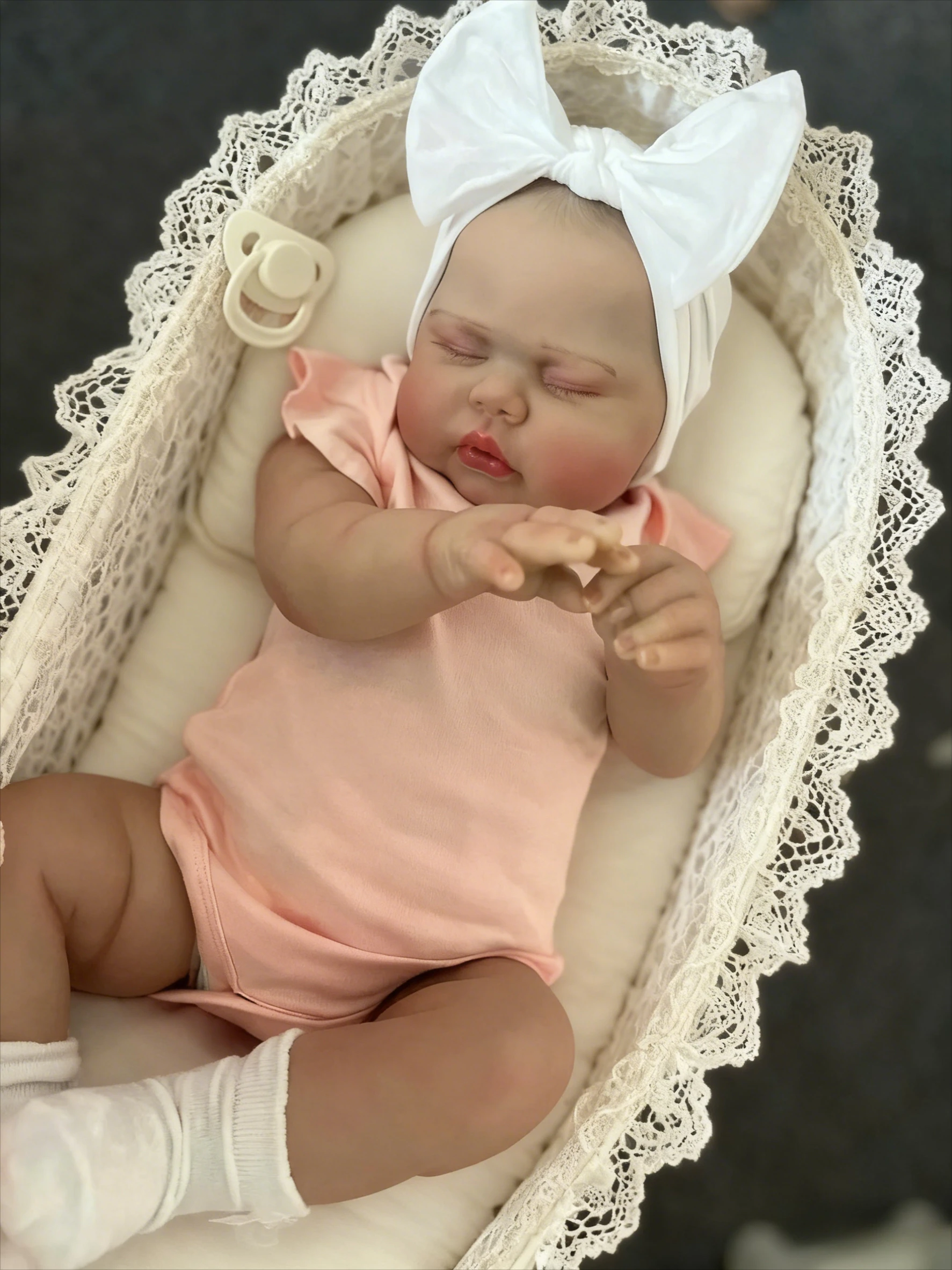 NPK Muñeca reborn realista de tacto suave, recién nacido - imagen 2