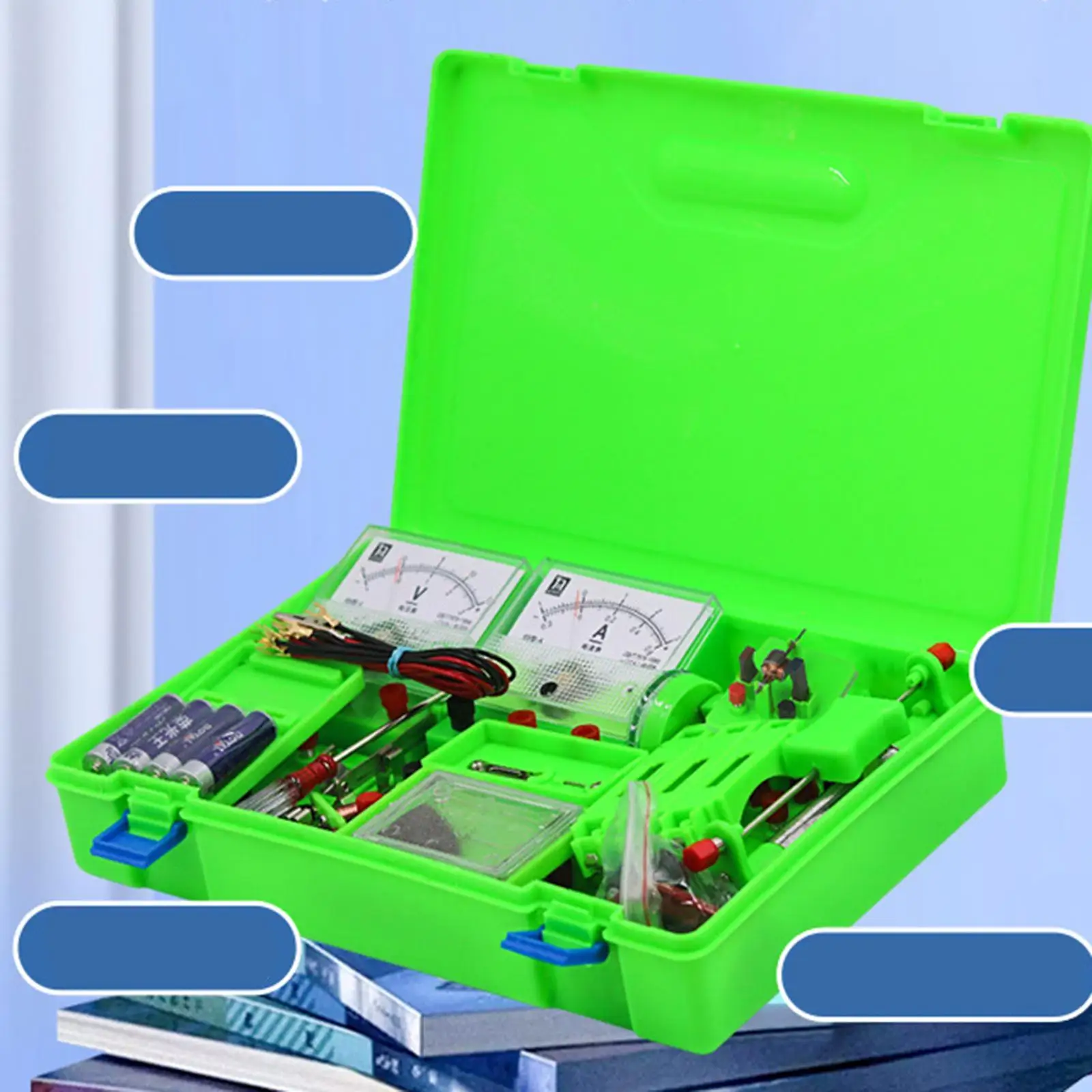 Electricity Circuit Experiment Set Science Experiment Set for DIY Projects Classroom Birthday Gift Junior High School Students