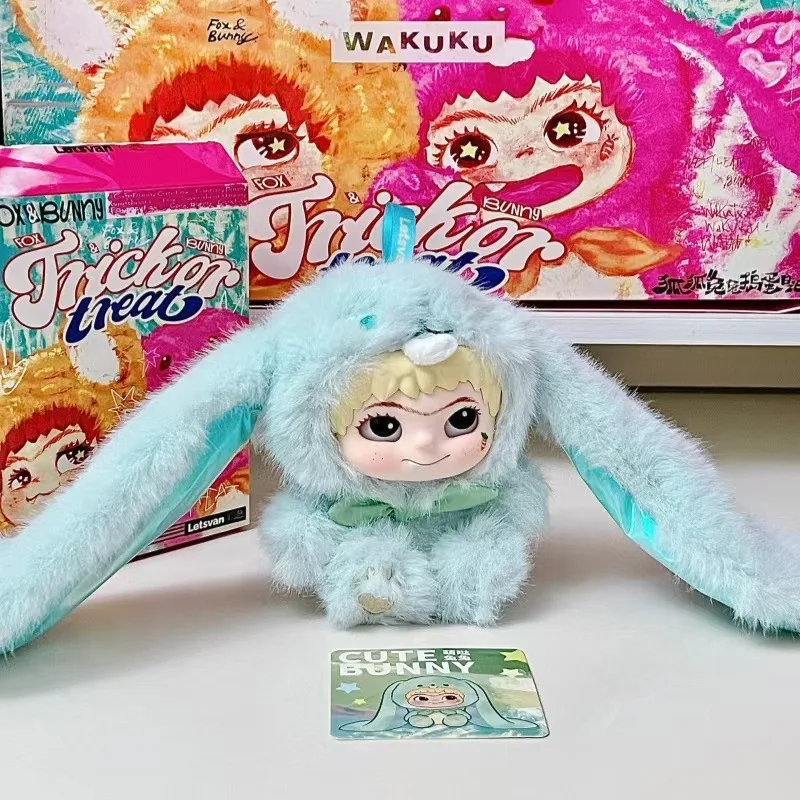 Wakuku Serie 2 Fox y Bunny – Caja ciega con juguetes de felpa - imagen 4