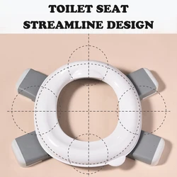 Orinal portátil de silicona para bebé tres en uno plegable azul