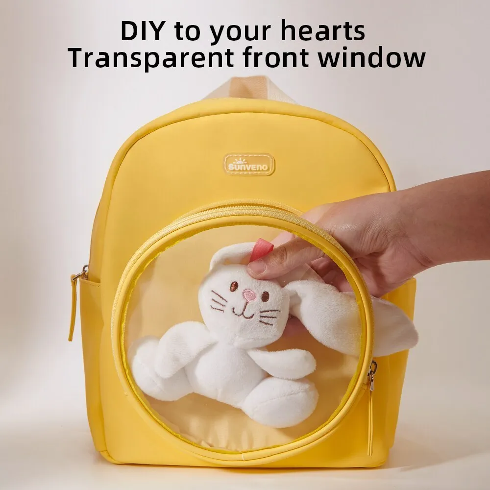 Mochila para niños de dibujos animados Sunveno, bolsa preescolar impermeable, bonita mochila de viaje ligera para niños y niñas - imagen 3