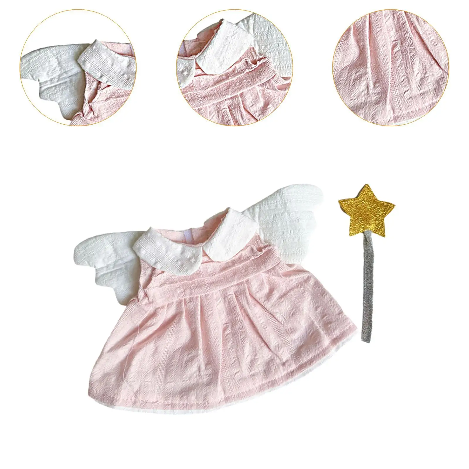 20cm Doll Outfit Collection for Creative Girls Gift DIY Accessories Pendant