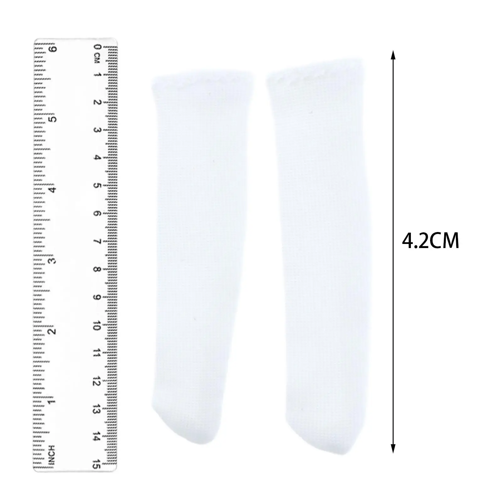1:12 Figure Elastic Stocking Miniature Clothing Handmade Male and Female Doll Clothes for 6
