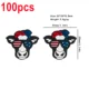100pcs Cow