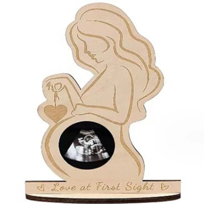 Placa conmemorativa de nacimiento de madera para bebé - imagen 4