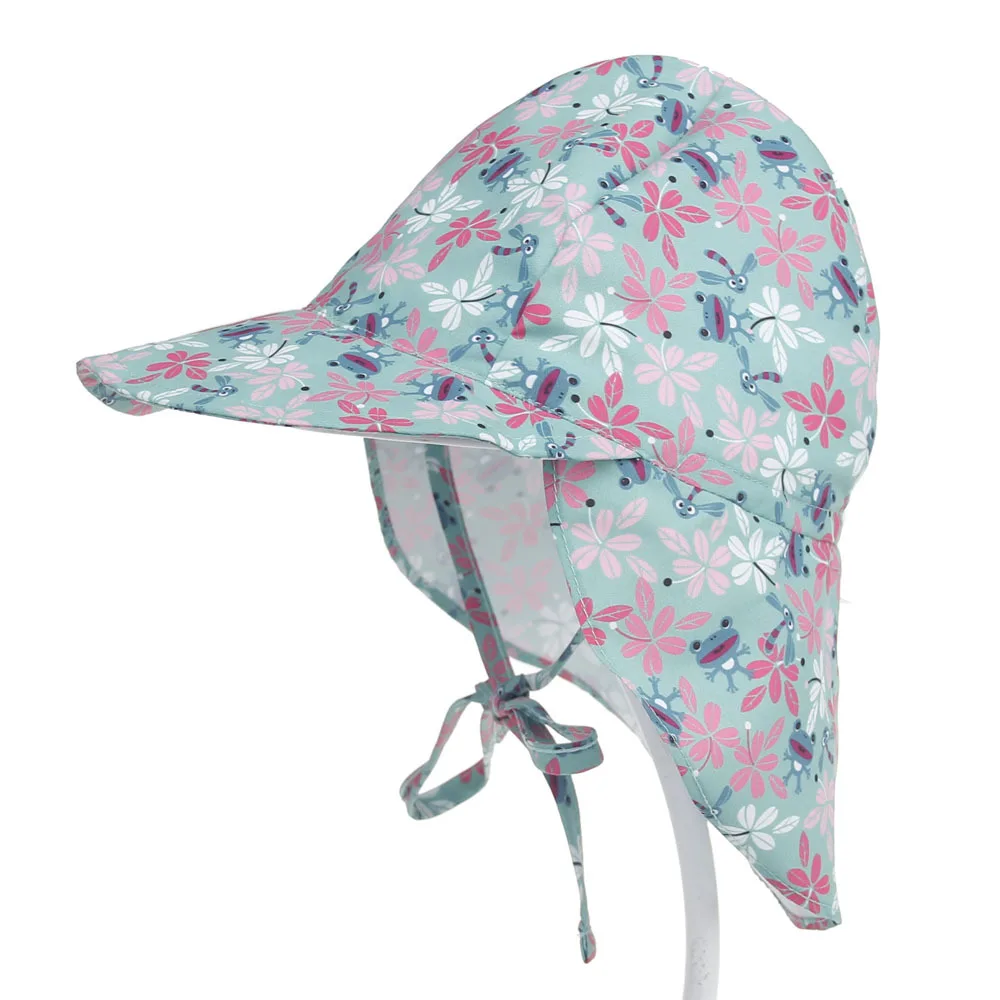 Gorra infantil de ala ancha con protección UV para verano - imagen 2