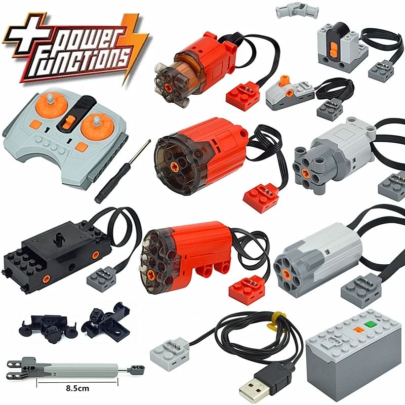 Servo Motor Técnico MOC para Bloques – Compatible con Todas las Marcas