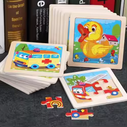 Rompecabezas de madera con animales – juguete educativo