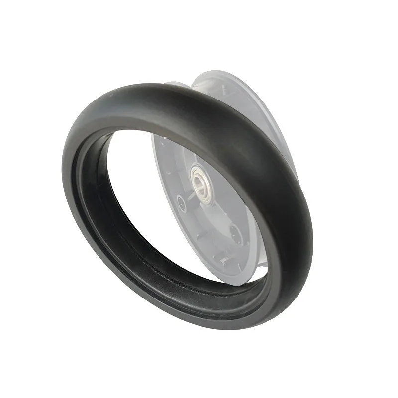 Neumático de rueda de Buggy para rueda delantera o trasera serie Yoya, traje sin cámara de PU de 5,3 pulgadas para cubierta de neumático de cochecito de 13,5 CM de diámetro - imagen 4